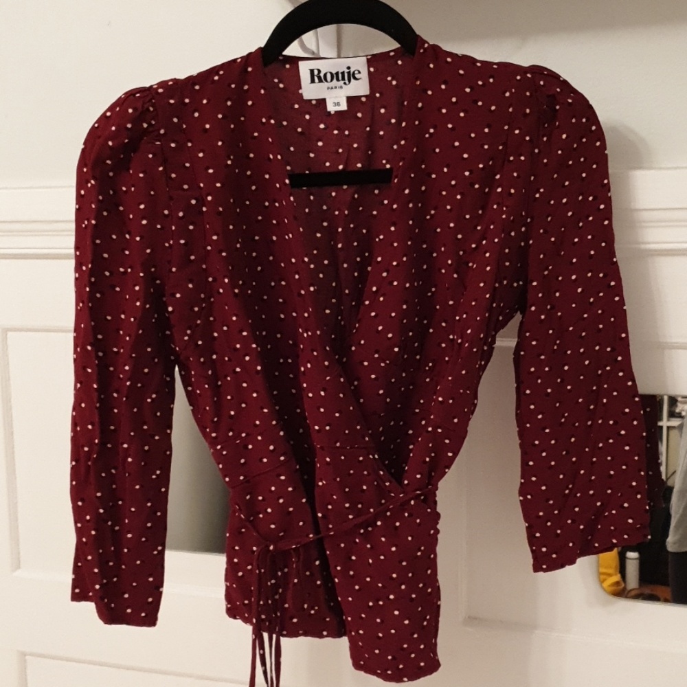Rouje Paris wrap top